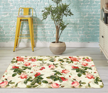 3D Romantic Pink 122 Uta Naumann Rug Non Slip Rug Mat Mat AJ Creativity Home 