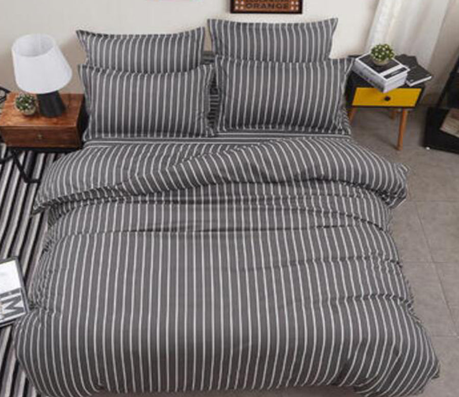 3D Thin Vertical Stripes 4077 Bed Pillowcases Quilt