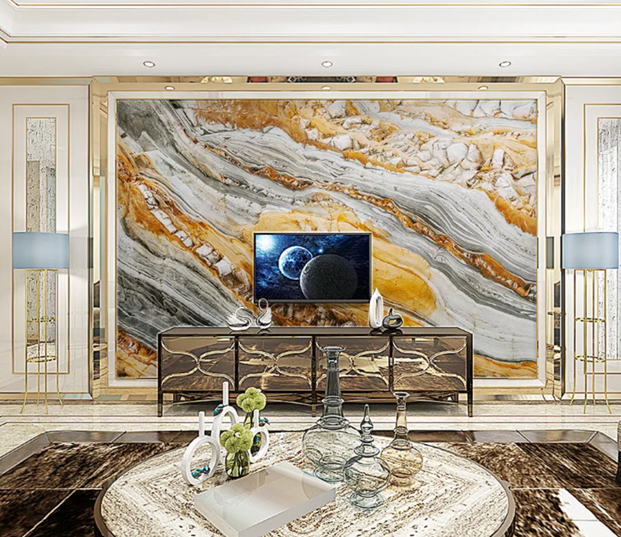 3D Stone Land WC1644 Wall Murals