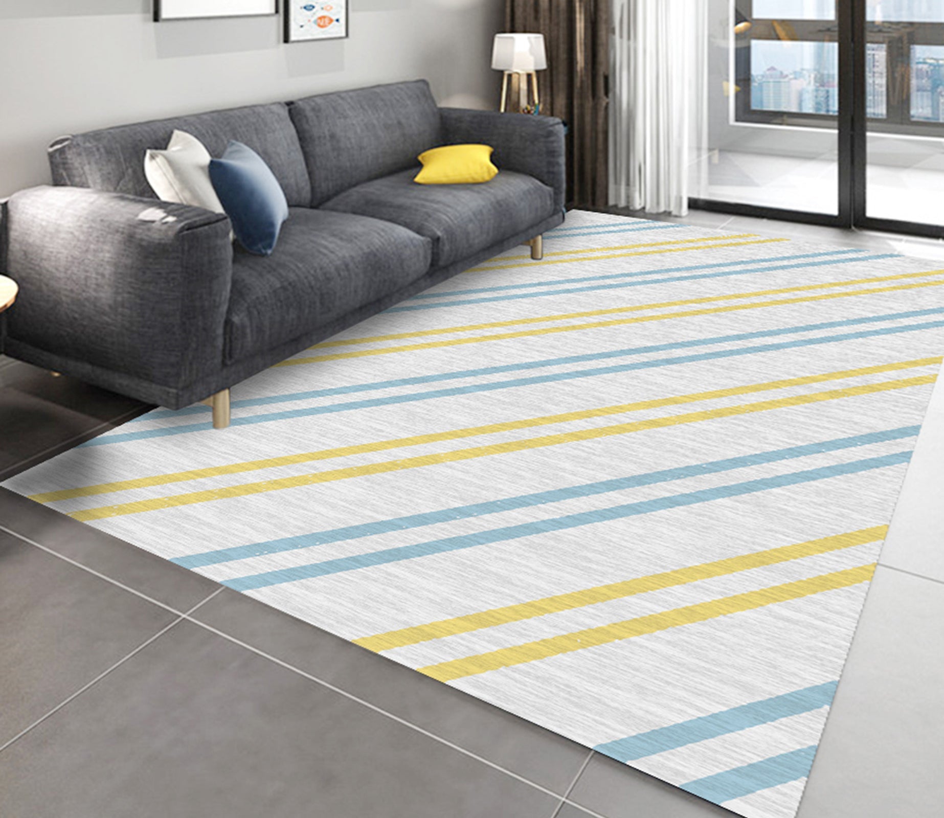 3D Color Pattern WG272 Non Slip Rug Mat Mat AJ Creativity Home 