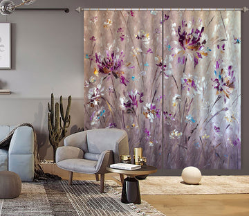 3D Cute Wildflowers 400 Skromova Marina Curtain Curtains Drapes