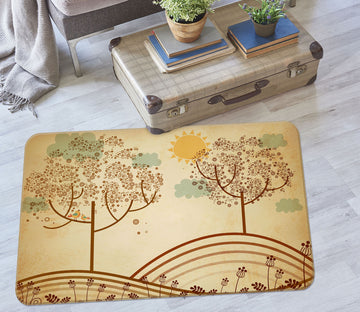 3D Trees 35232 Non Slip Rug Mat