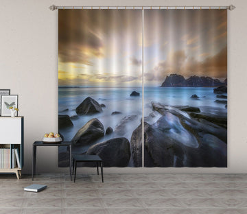 3D River Stones 143 Marco Carmassi Curtain Curtains Drapes Curtains AJ Creativity Home 