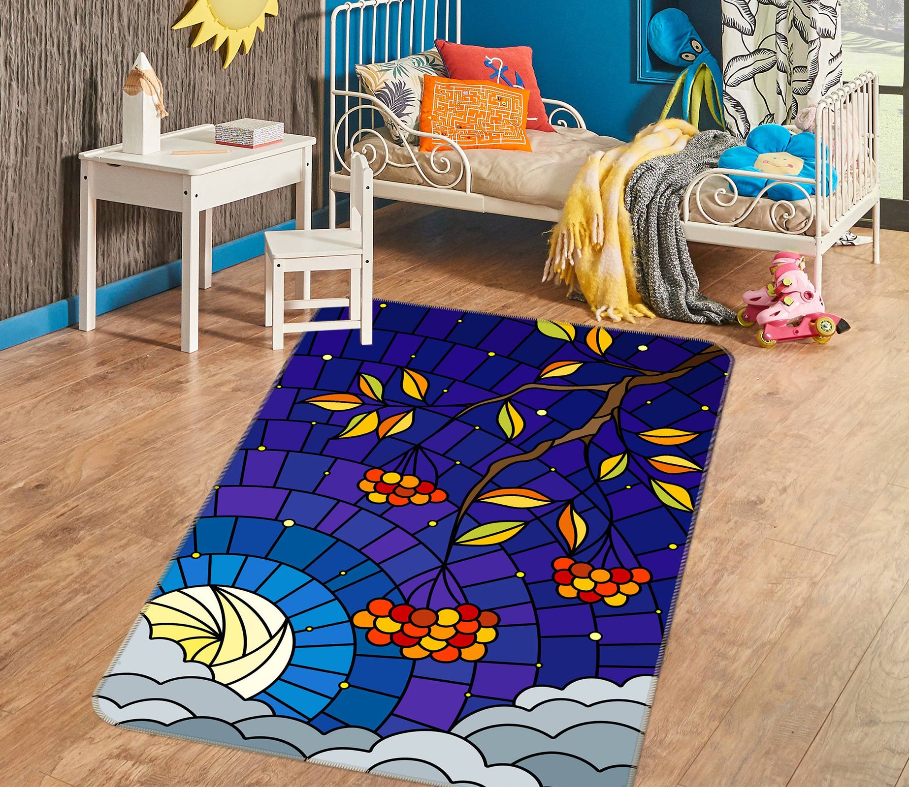 3D Pattern 33093 Non Slip Rug Mat