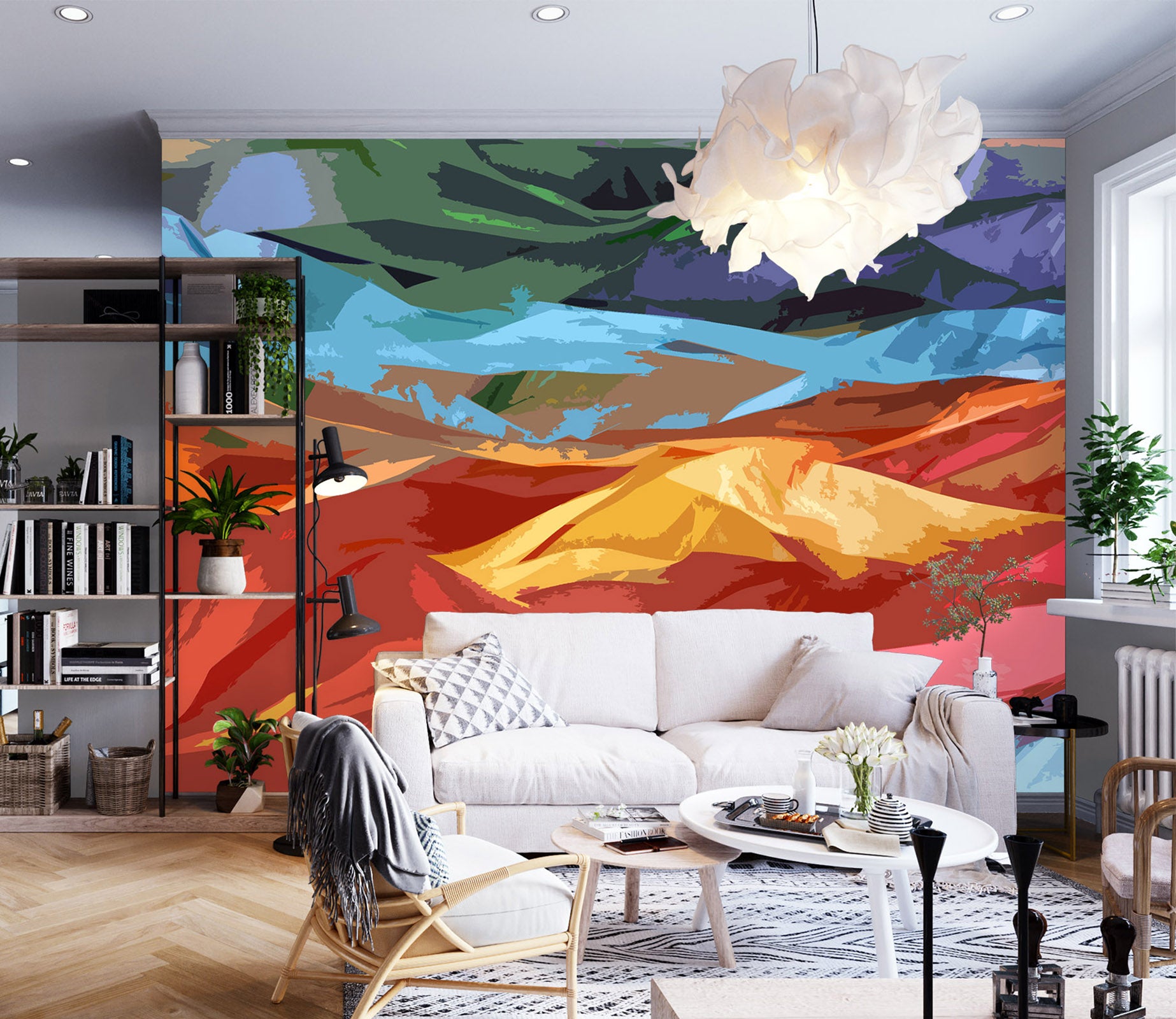 3D Mountains Final 70106 Shandra Smith Wall Mural Wall Murals