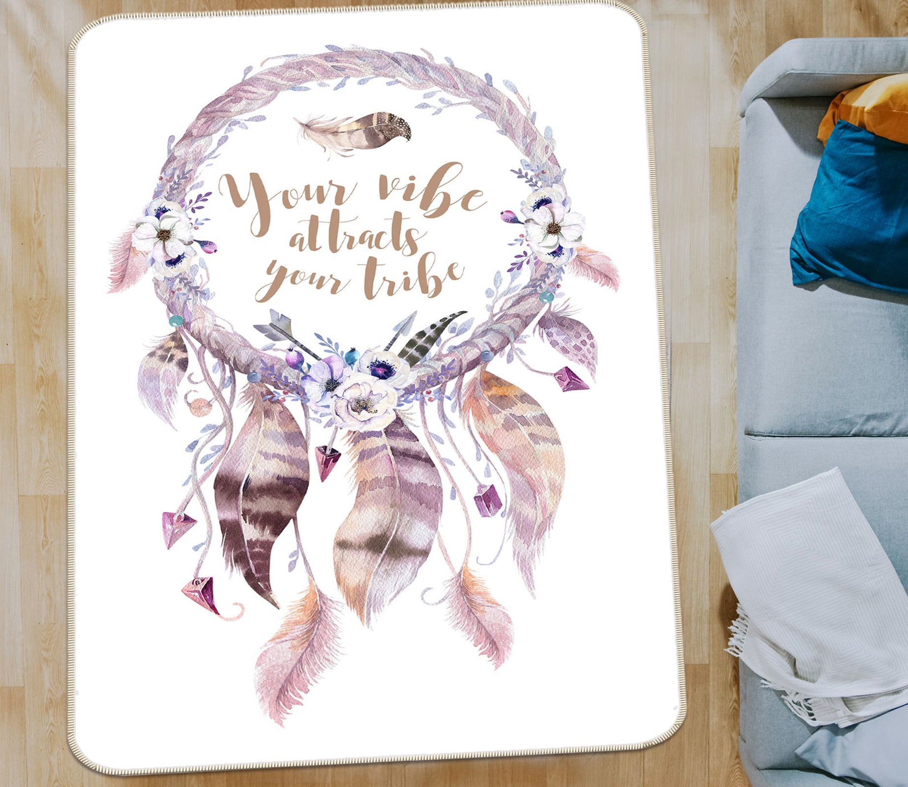 3D Dream Catcher 37104 Non Slip Rug Mat