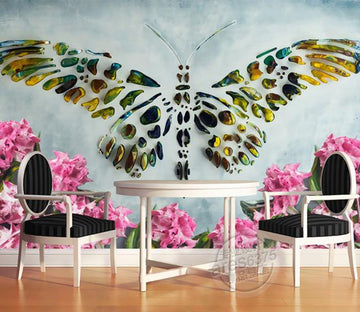 3D Buterful 204 Wall Murals Wallpaper AJ Wallpaper 2 