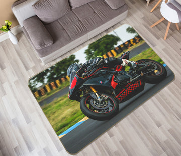 3D Motorcycle 68043 Vehicle Non Slip Rug Mat