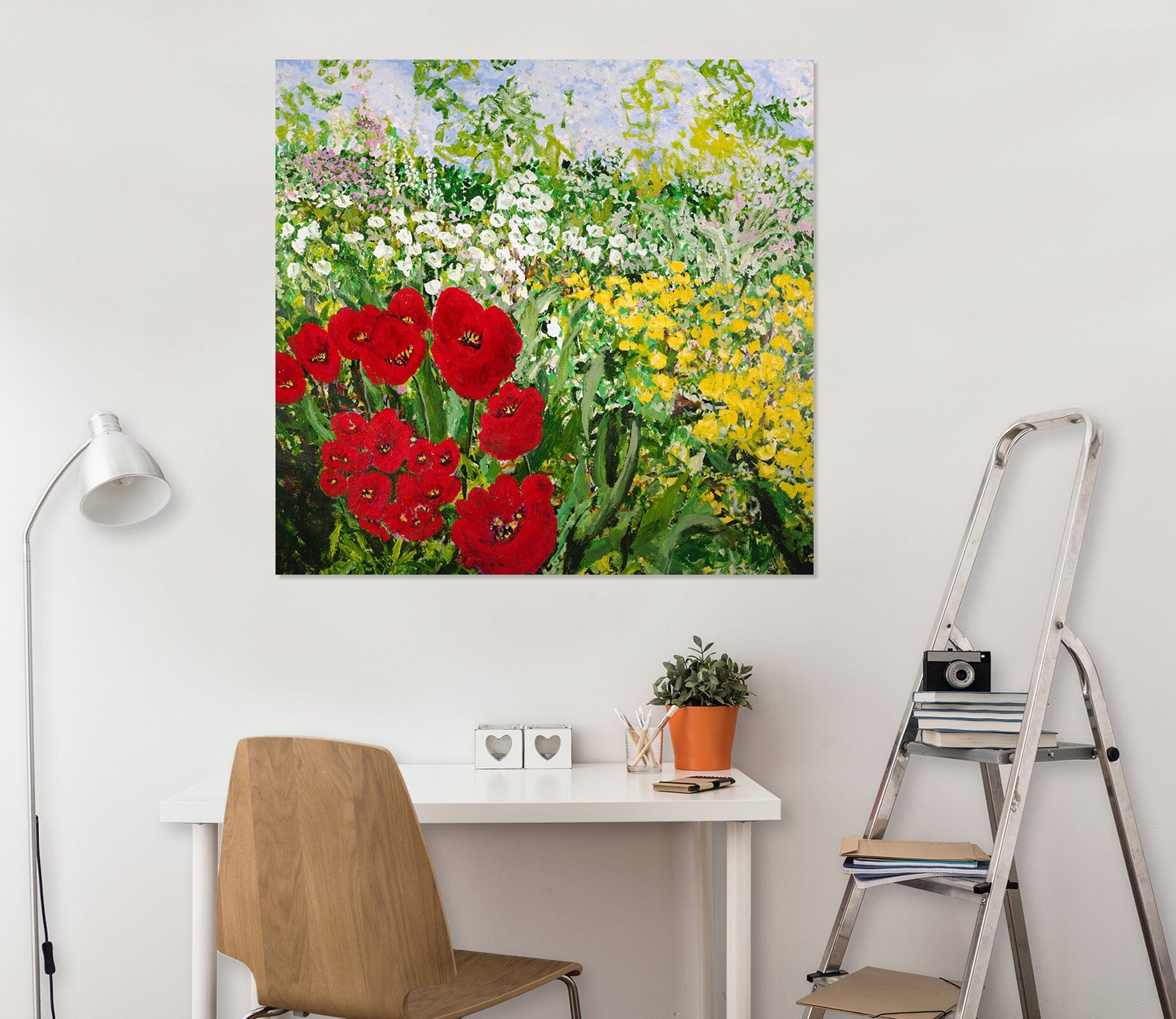 3D Colored Flowers 266 Allan P. Friedlander Wall Sticker Wallpaper AJ Wallpaper 2 