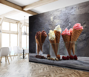 3D Walnut Ice Cream 645 Wallpaper AJ Wallpaper 2 