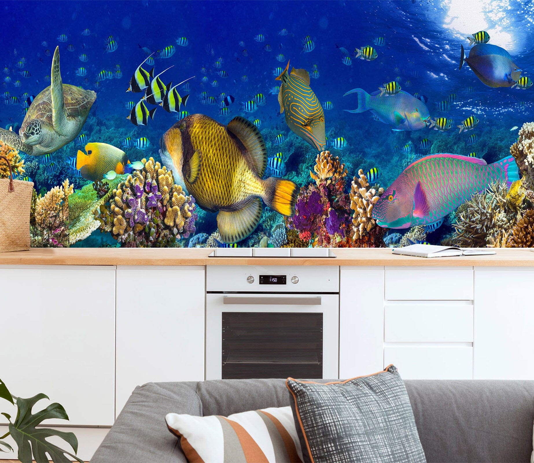 3D The Underwater World 1424 Wall Murals Wallpaper AJ Wallpaper 2 