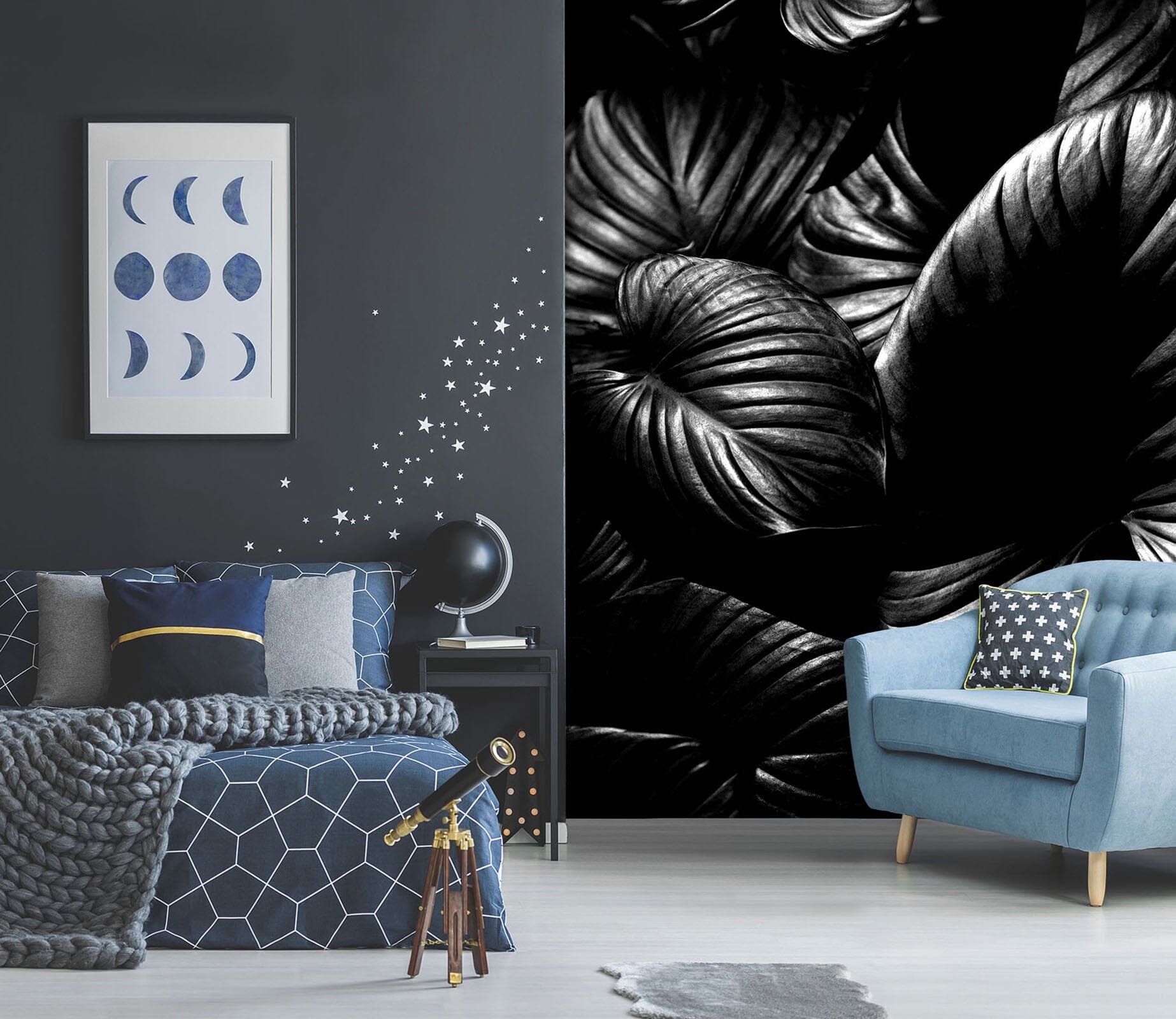 3D Green Leaf 1541 Boris Draschoff Wall Mural Wall Murals Wallpaper AJ Wallpaper 2 