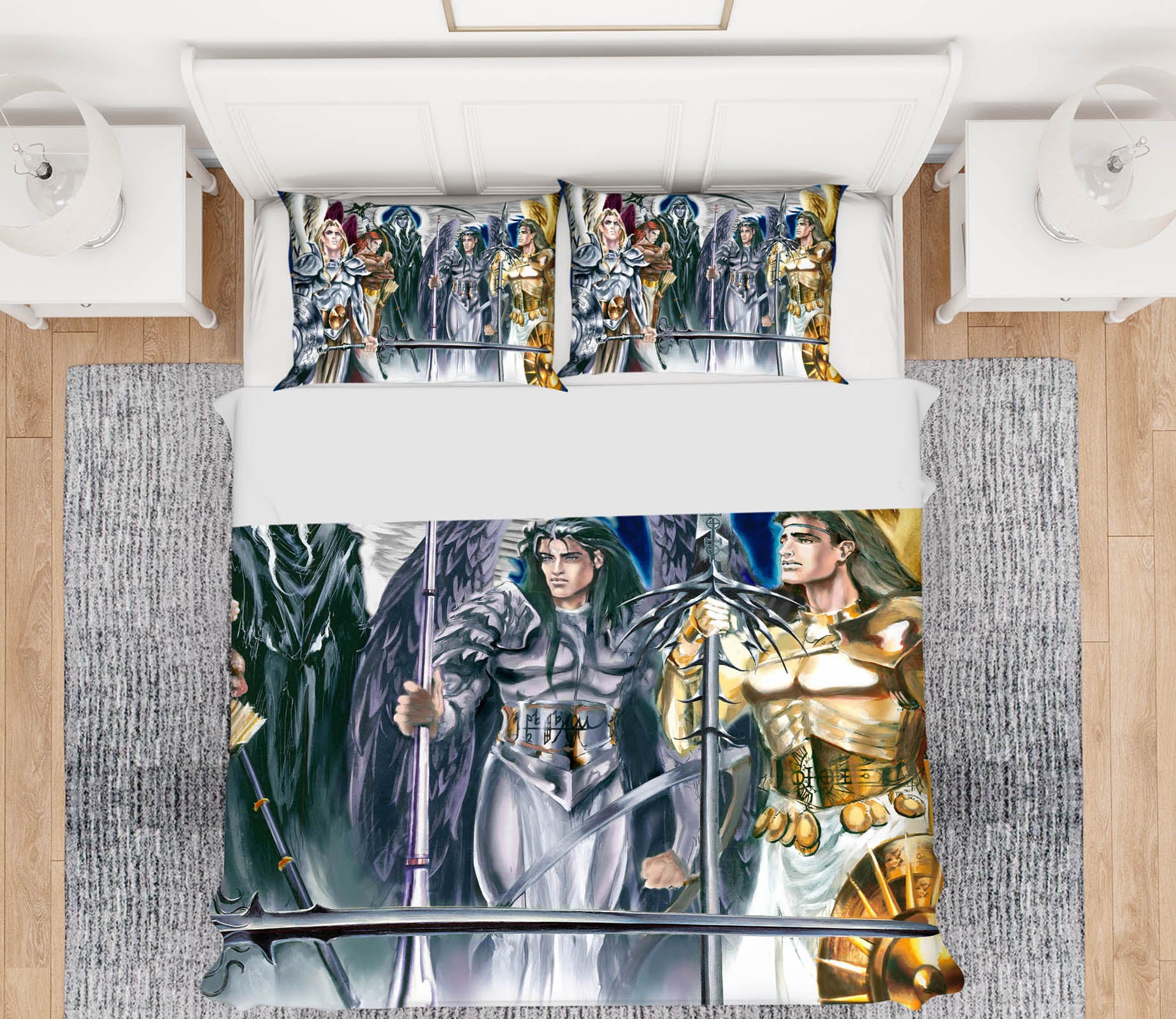 3D Angel Prince 8331 Ruth Thompson Bedding Bed Pillowcases Quilt Cover Duvet Cover