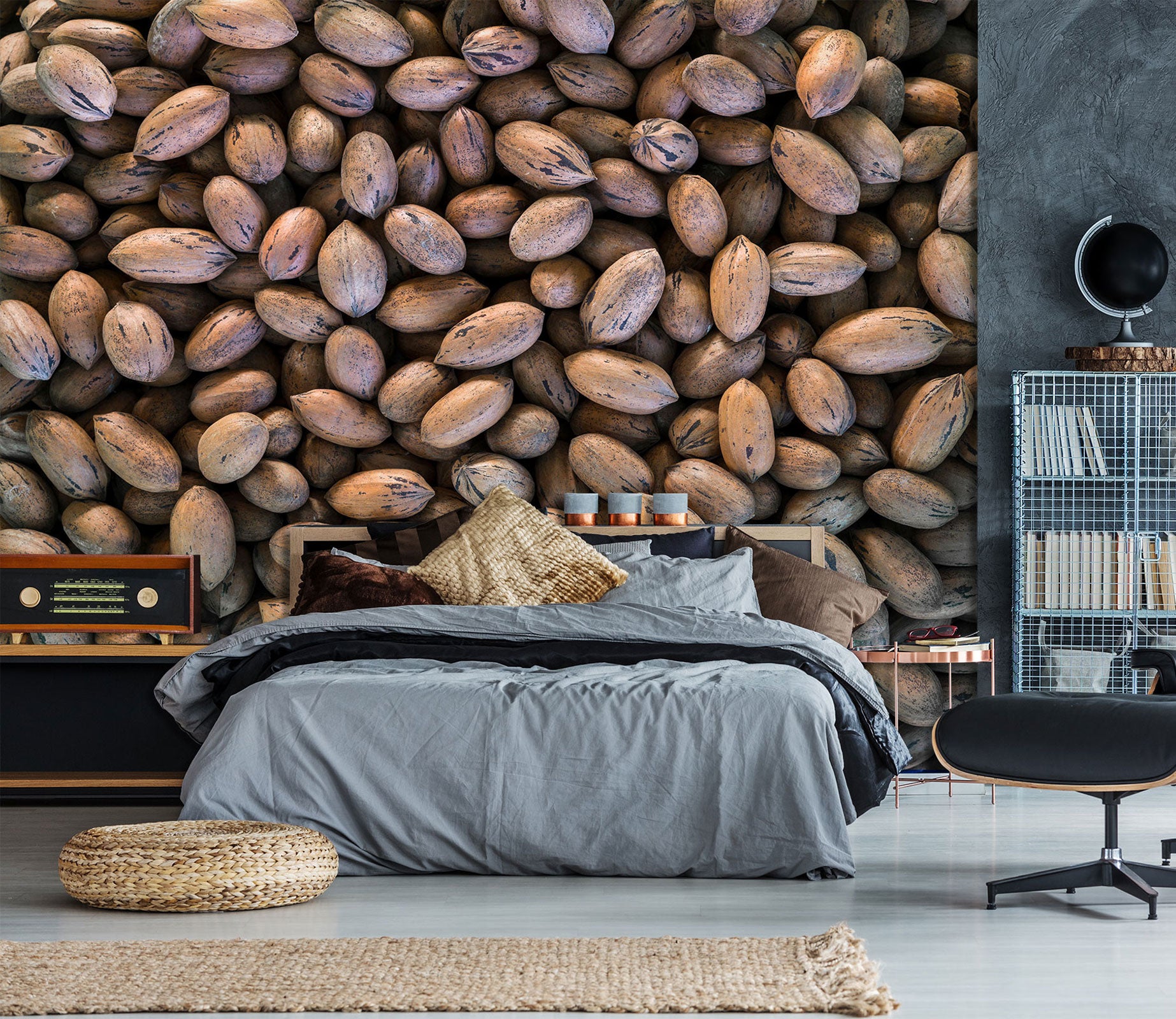 3D Peanut Bean 6259 Assaf Frank Wall Mural Wall Murals