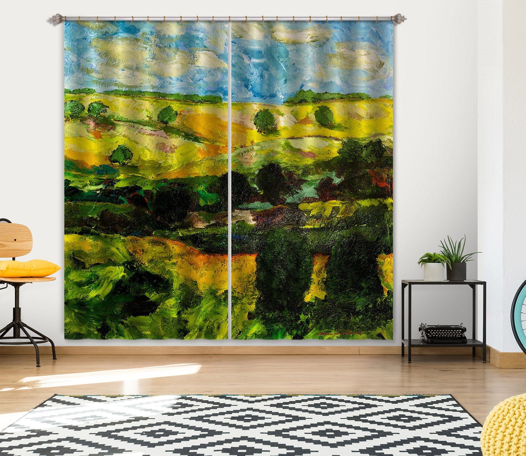 3D Picturesque 195 Allan P. Friedlander Curtain Curtains Drapes Curtains AJ Creativity Home 