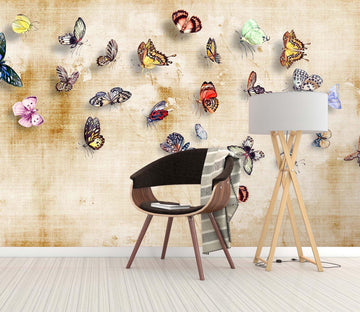 3D Color Butterfly 105 Wall Murals Wallpaper AJ Wallpaper 2 
