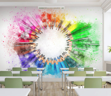 3D colorful pens 34 Wall Murals Wallpaper AJ Wallpaper 2 