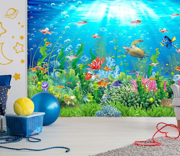 3D Underwater Park 1632 Wall Murals Wallpaper AJ Wallpaper 2 