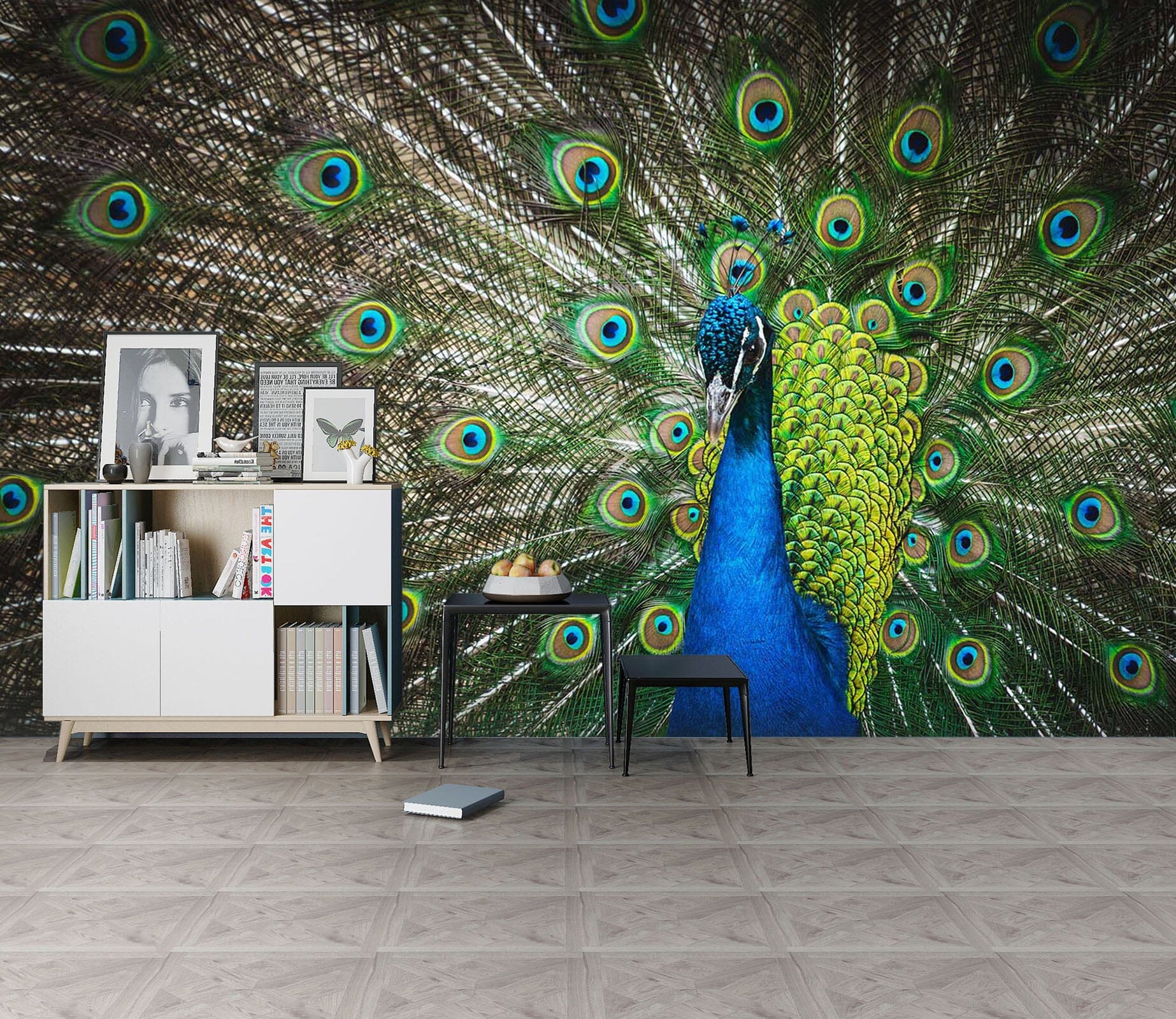 3D Beautiful Peacock 211 Wall Murals Wallpaper AJ Wallpaper 2 
