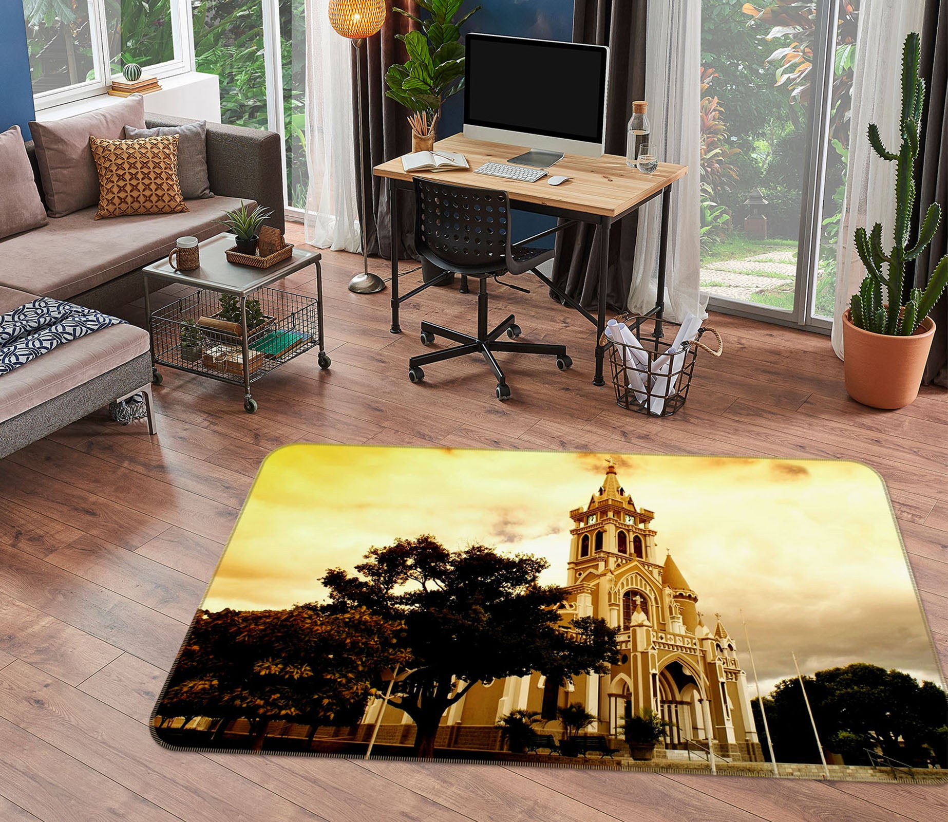 3D Houses 31200 Non Slip Rug Mat