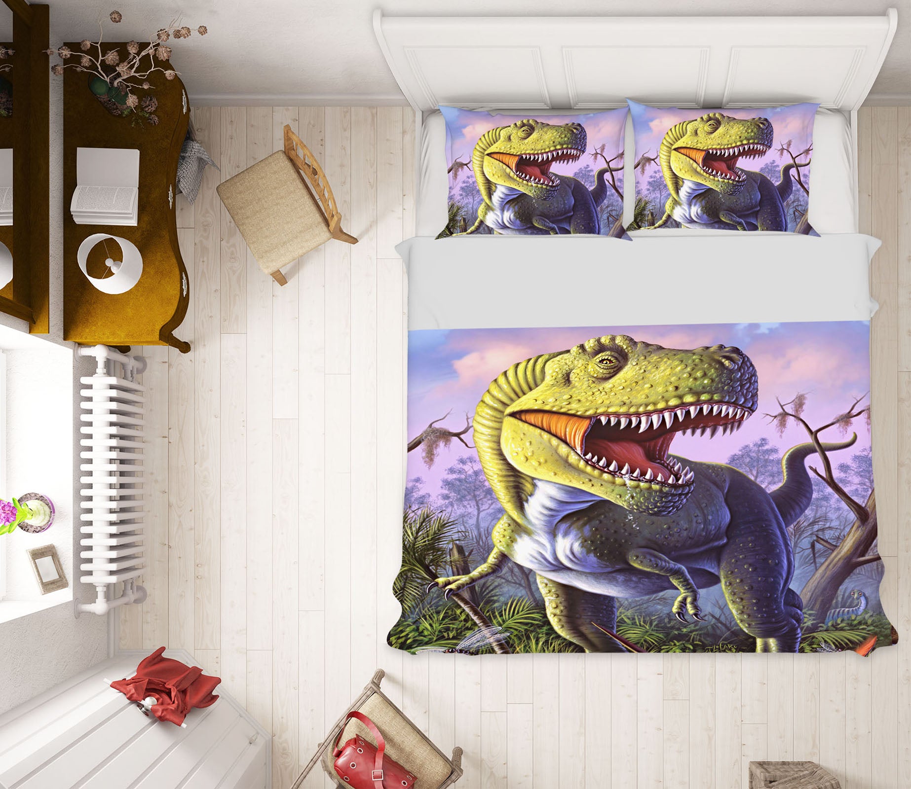 3D Dinosaur 18061 Jerry LoFaro bedding Bed Pillowcases Quilt