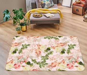 3D Painted Pink 123 Uta Naumann Rug Non Slip Rug Mat Mat AJ Creativity Home 