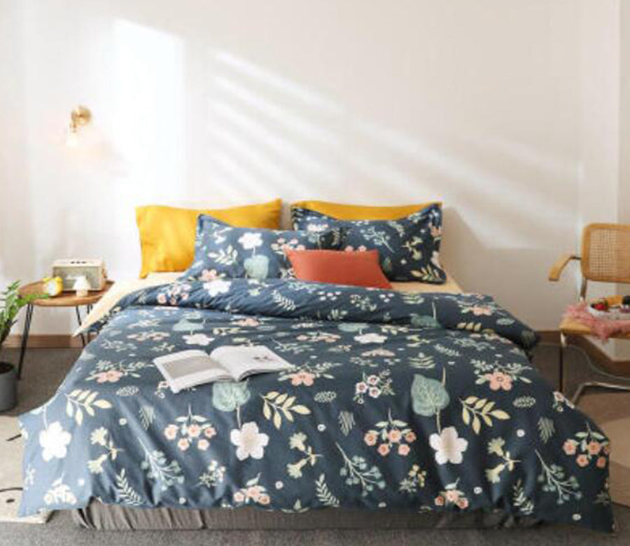 3D Flowers And Leaves 50031 Bed Pillowcases Quilt
