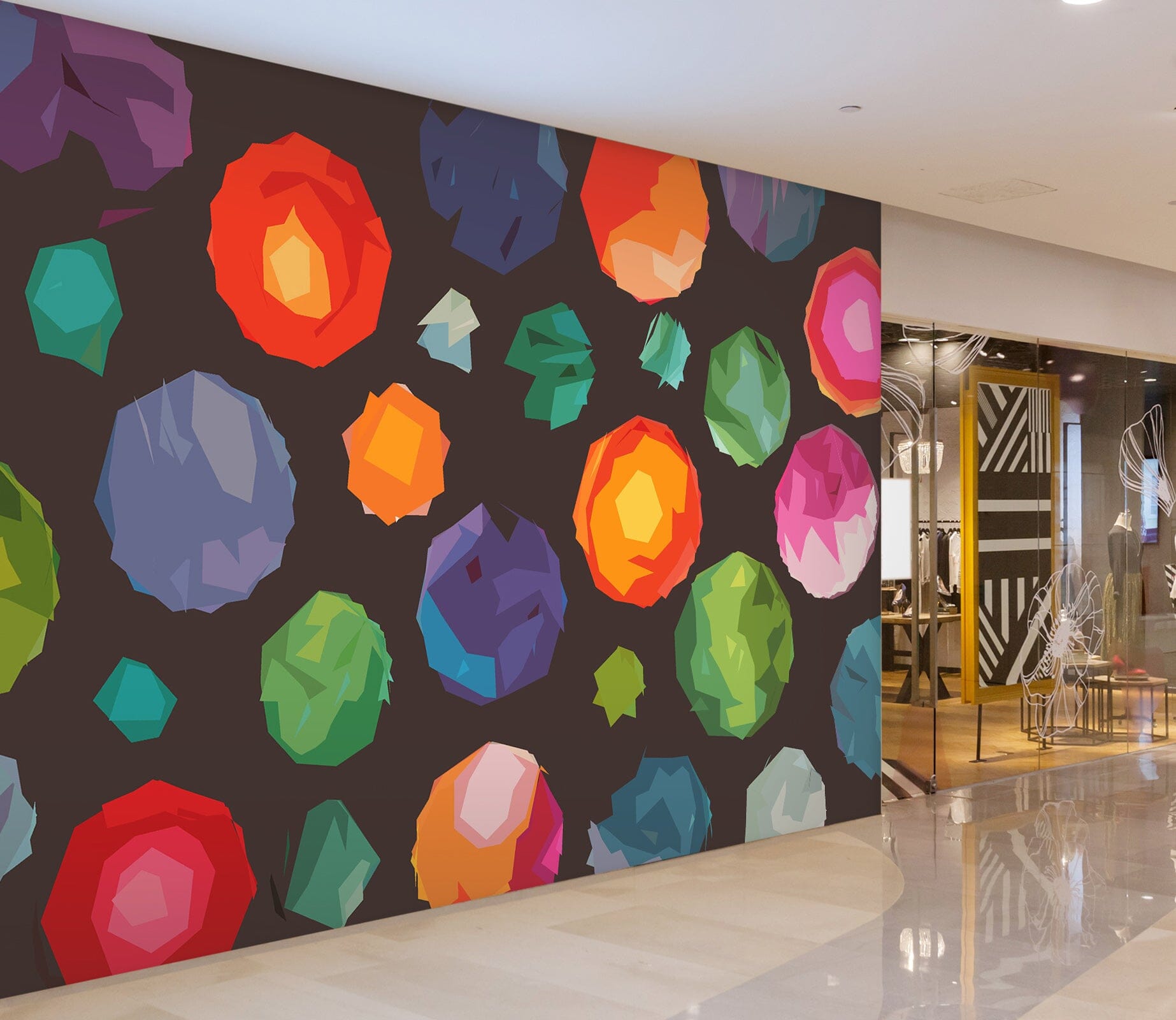 3D Colored Ball 1001 Shandra Smith Wall Mural Wall Murals Wallpaper AJ Wallpaper 2 