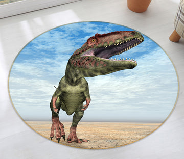 3D Dinosaur 38041 Animal Round Non Slip Rug Mat