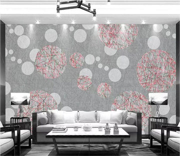 3D Colored Circles 2428 Wall Murals Wallpaper AJ Wallpaper 2 