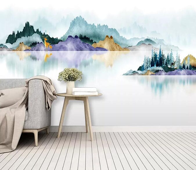 3D Color River 2228 Wall Murals Wallpaper AJ Wallpaper 2 