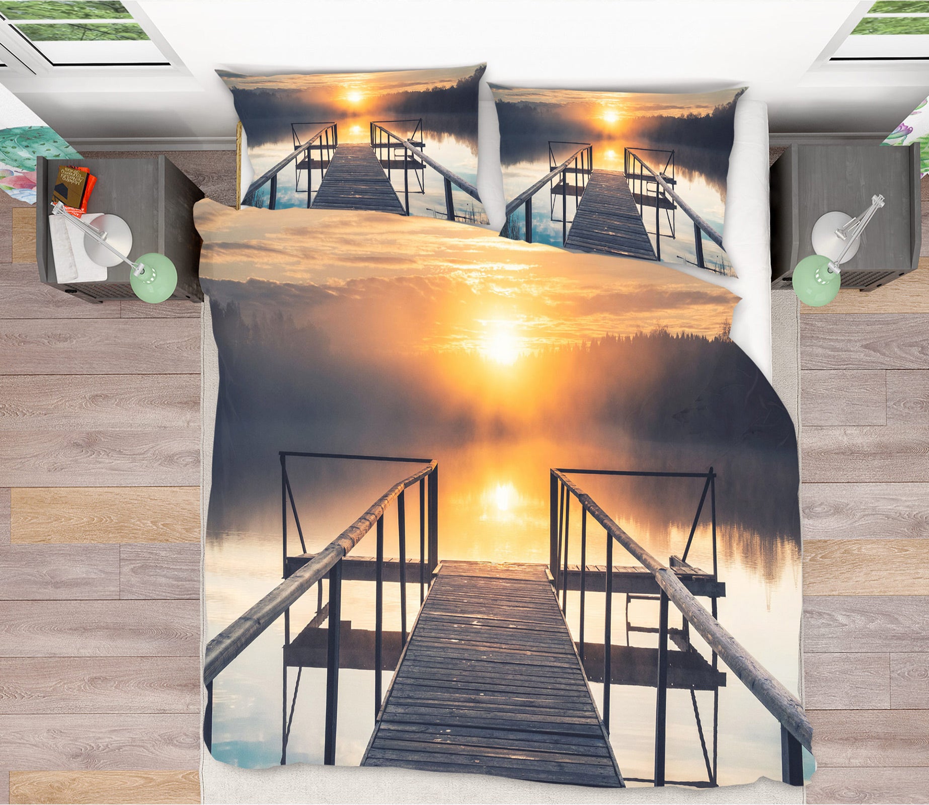 3D Corridor 59098 Bed Pillowcases Quilt