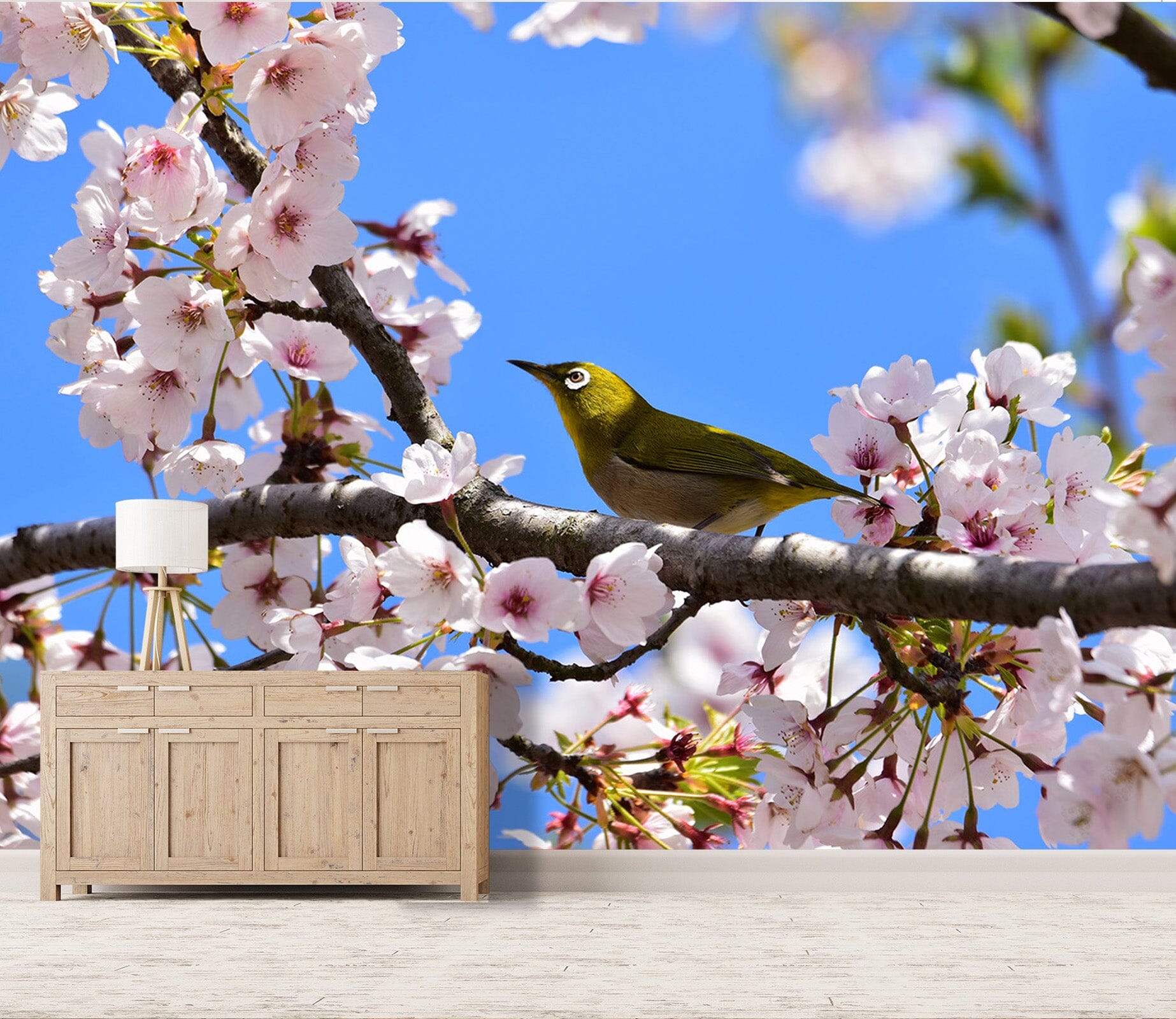 3D Peach Bird 135 Wall Murals Wallpaper AJ Wallpaper 2 