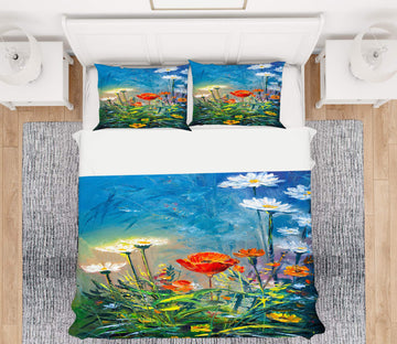 3D Flowers 15114 Bed Pillowcases Quilt