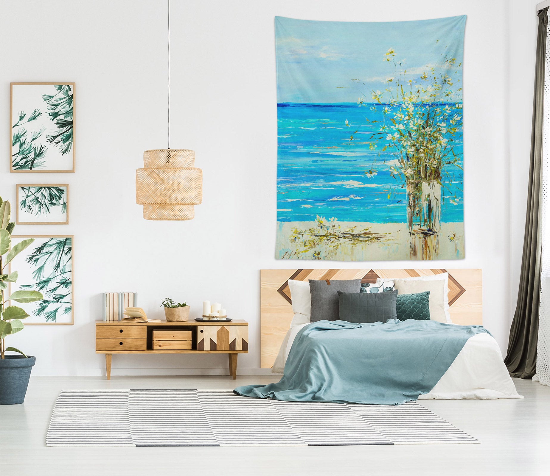 3D Blue Water 3473 Skromova Marina Tapestry Hanging Cloth Hang