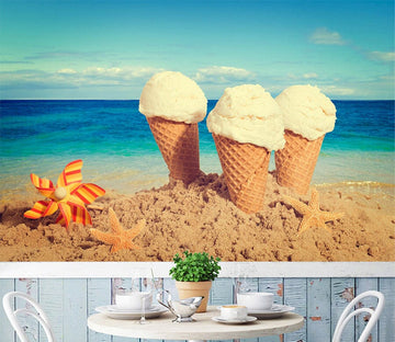 3D White Cone 1082 Wall Murals Wallpaper AJ Wallpaper 2 