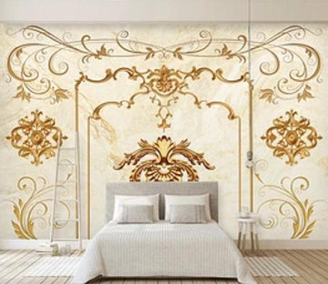 3D Marble Flower 1057 Wall Murals Wallpaper AJ Wallpaper 2 
