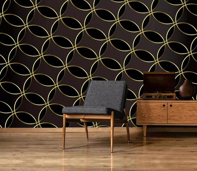 3D Golden Circle 2953 Wall Murals Wallpaper AJ Wallpaper 2 