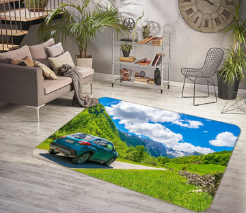 3D Grass Sky 67240 Vehicle Non Slip Rug Mat