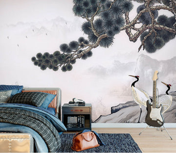 3D Misty Valley 1630 Wall Murals Wallpaper AJ Wallpaper 2 