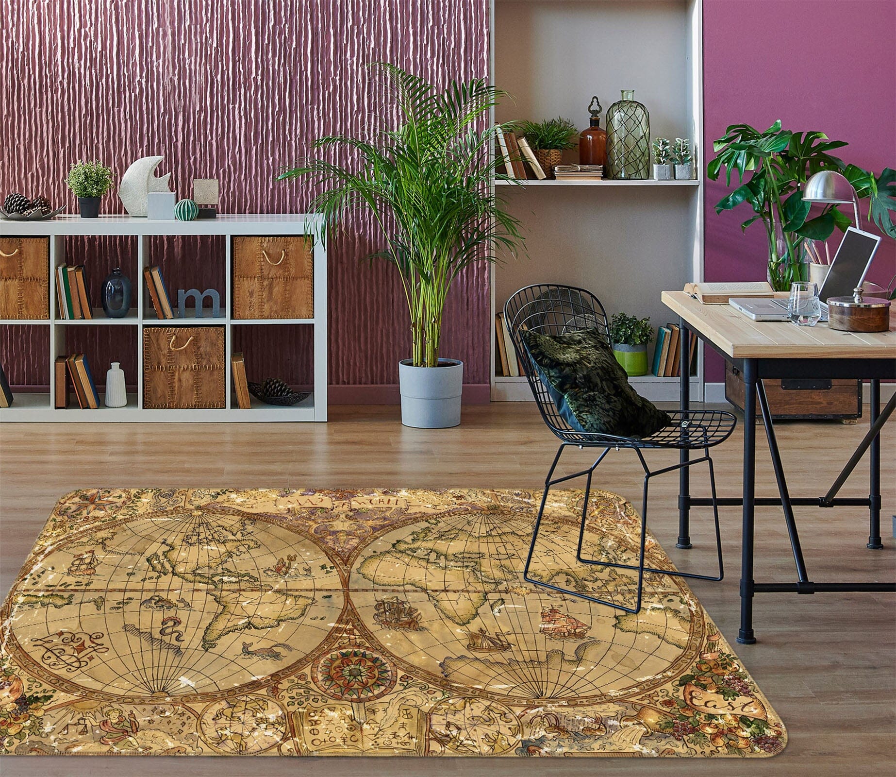 3D Precision Earth 259 World Map Non Slip Rug Mat Mat AJ Creativity Home 