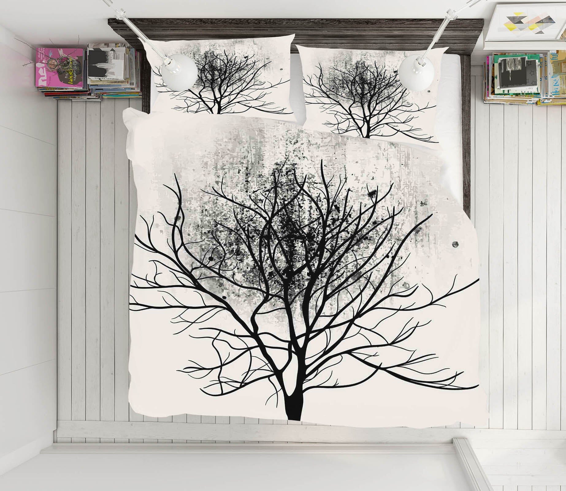 3D Dead Branch 2123 Boris Draschoff Bedding Bed Pillowcases Quilt Quiet Covers AJ Creativity Home 