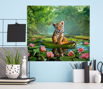 3D Tiger Lily 014 Jerry LoFaro Wall Sticker Wallpaper AJ Wallpaper 2 