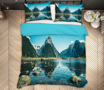 3D Landscape 59158 Bed Pillowcases Quilt