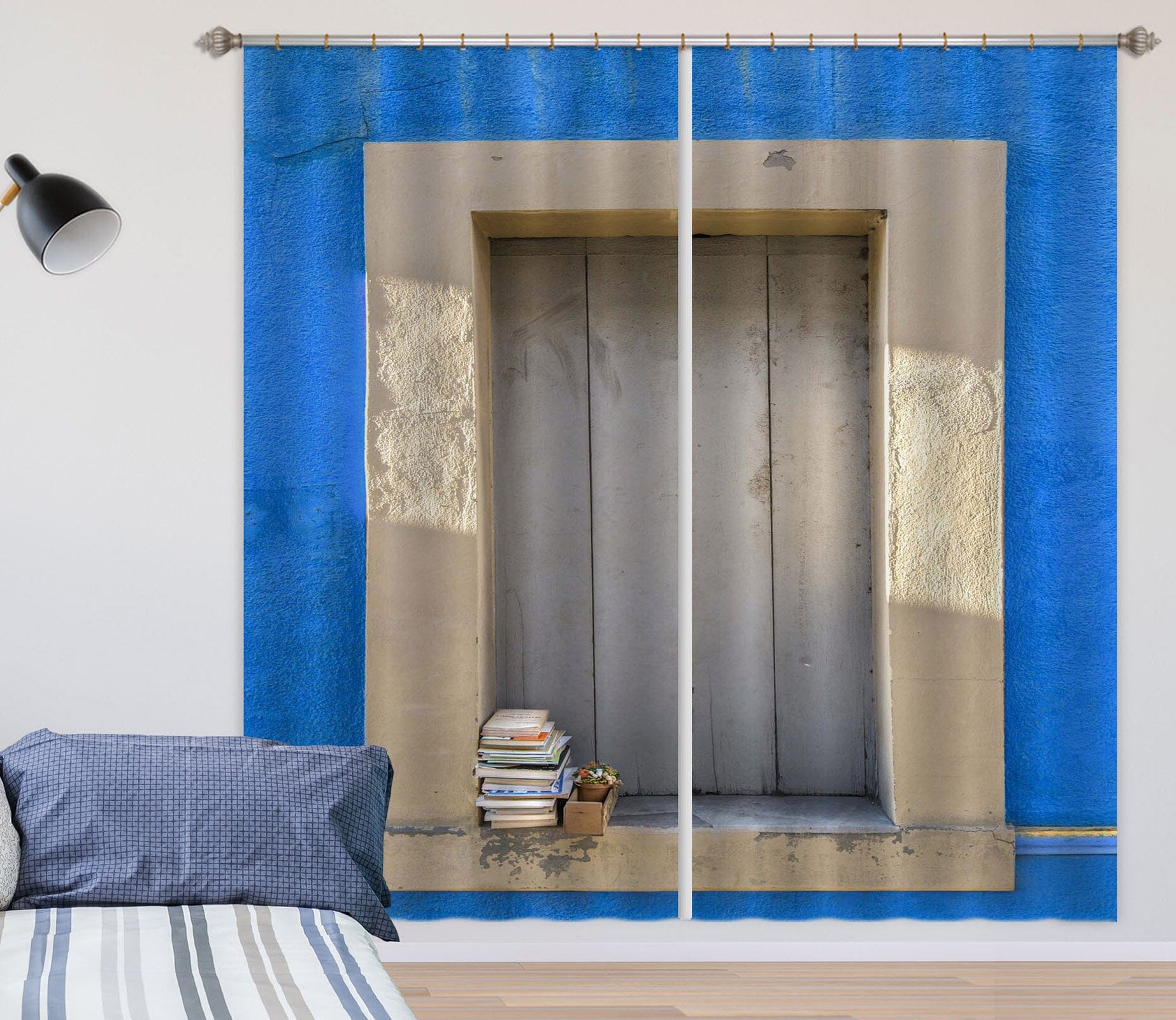 3D Gray Pattern 061 Marco Carmassi Curtain Curtains Drapes Curtains AJ Creativity Home 