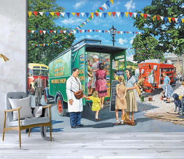 3D Mobile Shops 1039 Trevor Mitchell Wall Mural Wall Murals Wallpaper AJ Wallpaper 2 