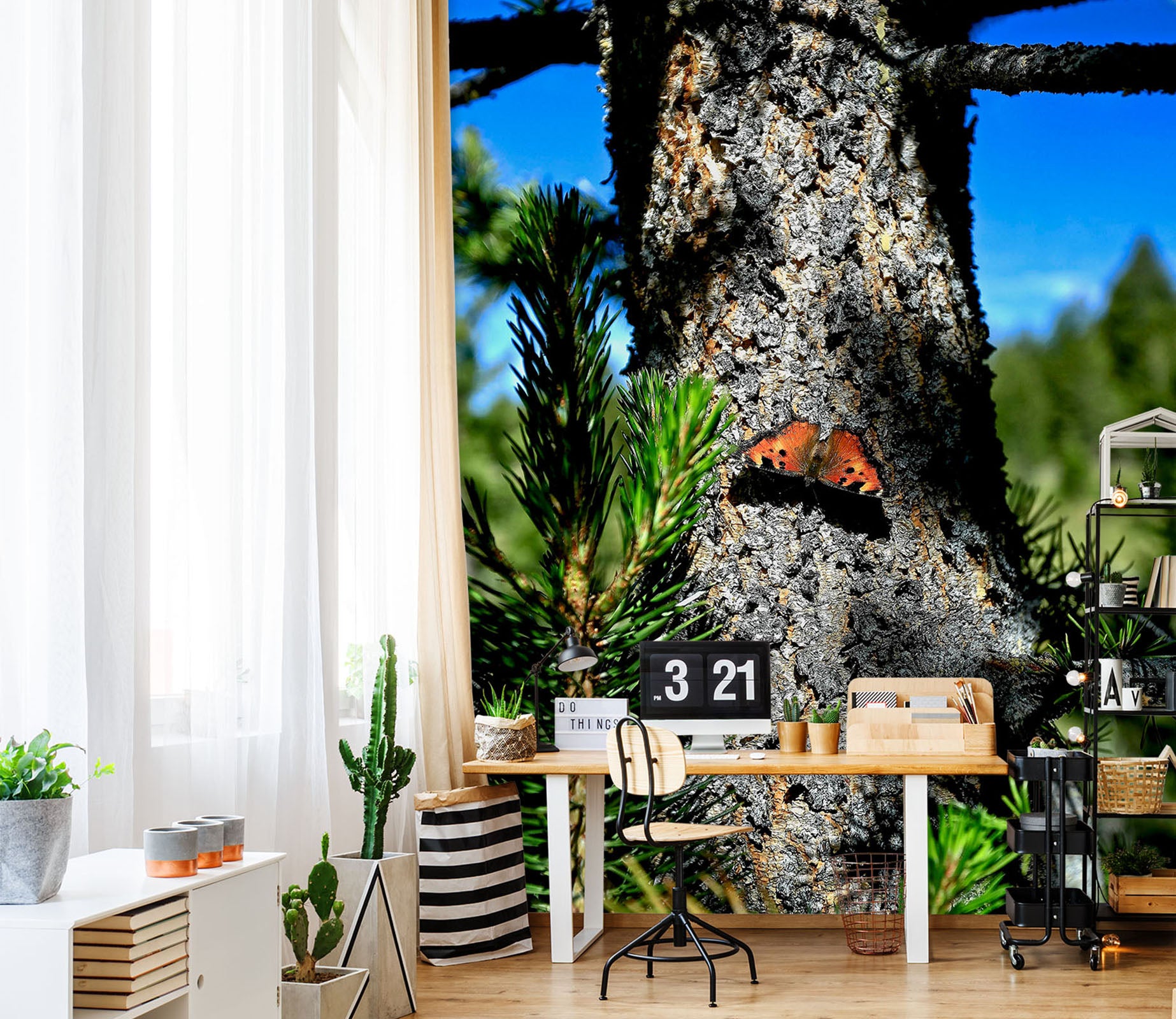 3D Trunk Butterfly 61171 Kathy Barefield Wall Mural Wall Murals