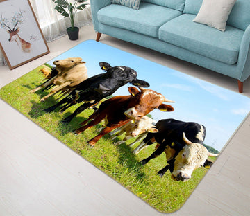 3D Cattle 569 Animal Non Slip Rug Mat Mat AJ Creativity Home 