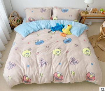 3D Sesame Street 30121 Bed Pillowcases Quilt