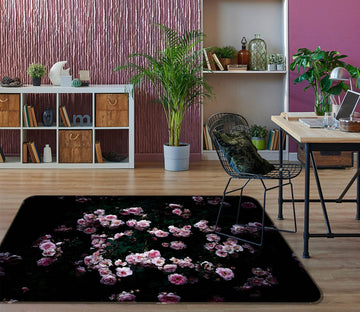 3D Pink Rose 1003 Noirblanc777 Rug Non Slip Rug Mat Mat AJ Creativity Home 